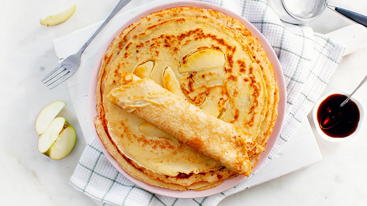 Pannekoek oma toos chocomelk